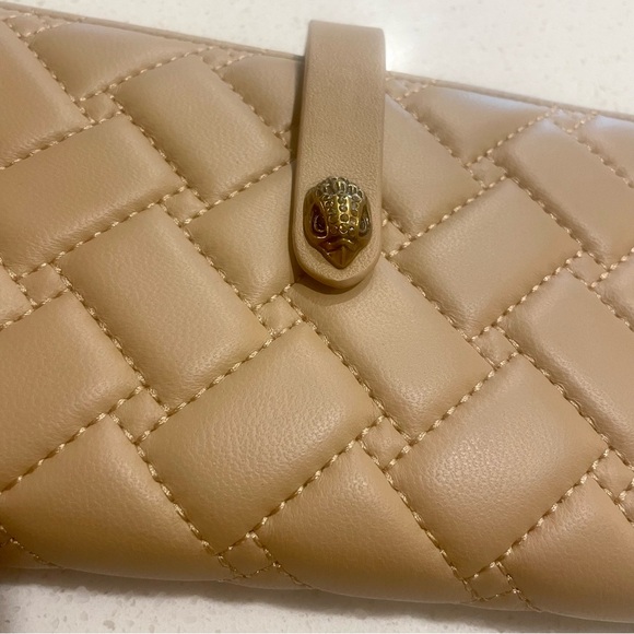 Kurt Geiger Tan Kensington Quilted Wallet - Picture 2 of 5